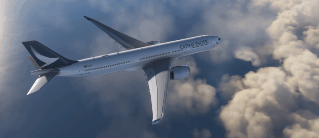 Cathy Pacific descending towards Taiwan | Microsoft Flight Sim